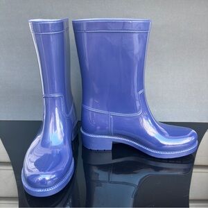 The Drop Blue Women's Stella Midshaft Rain Boots Size 7